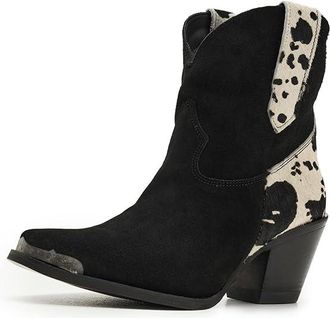 Dingo Texas Charm Womens Boots Black : 8.5 B - Medium, Suede