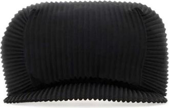 Issey Miyake Pleats Cap - Heren - Petten - Zwart - ONE Size - Polyester - Accessoires