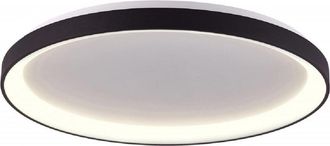 Trade Shop Trade Shop Traesio - Trade Shop - Plafoniera Tonda Moderna Led Cct 30 W Luce 3000k 4000k Soffitto Parete 230v 38cm - Negro