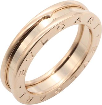 Bulgari Gold Pink Gold (18K) Band Ring (Pre-Owned)