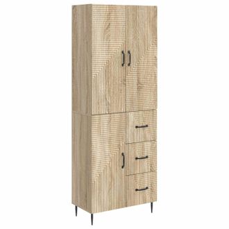 vidaXL Juego De Armarios 2 Uds. Roble Sonoma Madera De Ingenier&iacute;a Vidaxl