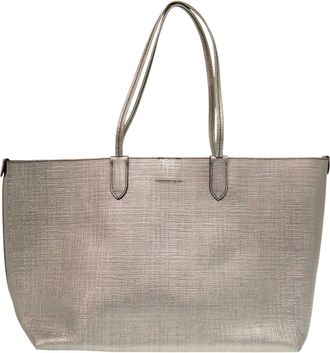 Alexander McQueen Alexander Mcqueen Silver Pouch Tote Bag (Pre-Owned)