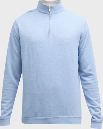 Peter Millar Men & apos;s Crown Comfort Quarter-Zip Sweater