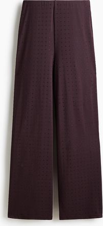 H&M Jerseyhose mit Strass - Red