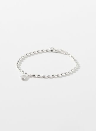 Simons Womens Oval medallion bubble-link bracelet