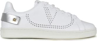 Valentino Garavani Backnet Sneakers - Dames - Sneakers - Wit - 35 EU - Leer - Schoenen