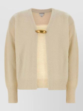 Bottega Veneta boucl&eacute; fitted jacket