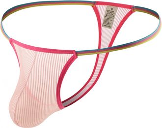 Generic Mens Erotic G-strings - Mens Thong UnderwearSexy Mesh Transparent G-String Low-Rise Bulge Pouch Cosplay Costume Jock Strap for Stag Do Fancy Dress Par