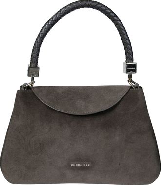 Coccinelle Tiggy Suede Trapezoidal Shoulder Bag