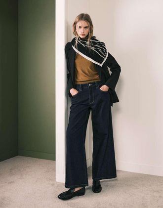 Abrand 95 - Jeans ampi indaco-Nero