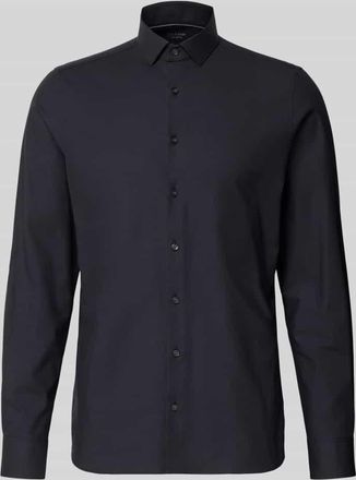 Olymp Level 5 Slim Fit Businesshemd aus Baumwoll-Mix in Black, Gr&ouml;&szlig;e 38