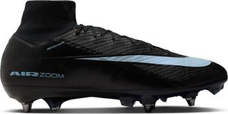 Nike Mens Zoom Mercurial Superfly 10 Elite Adults Soft Ground Football Boots in Black/Blue - Size UK 6.5