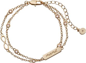 Alex and Ani Mam&aacute; Infinity Adjustable Chain Bracelet in Gold at Nordstrom
