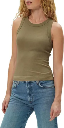 Michael Stars Gina Cotton & Modal Rib Tank in Caper at Nordstrom, Size X-Small