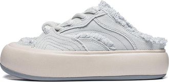 Li-Ning (WMNS) Li-Ning Puff Platform Mule Light Grey Beige AZGU014-3