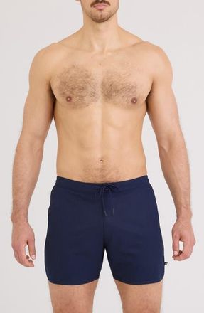 Saxx Harbormaster 2N1 5-Inch Swim Trunks in Chk Please-Maritime at Nordstrom, Size X-Large