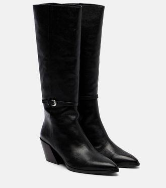 Staud Austin leather knee-high boots