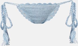 Anna Kosturova Crochet cotton bikini bottoms