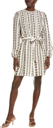 Marie Oliver Catie Linen-Blend Shift Dress