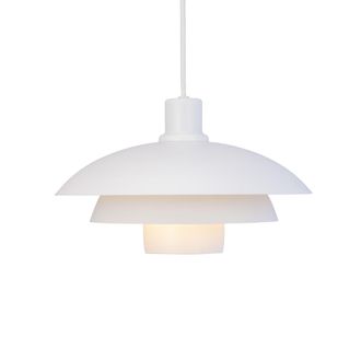 Dyberg Larsen L&aacute;mpara Colgante Dyberg Larsen Morph Blanco Mate 30 Cm Metal