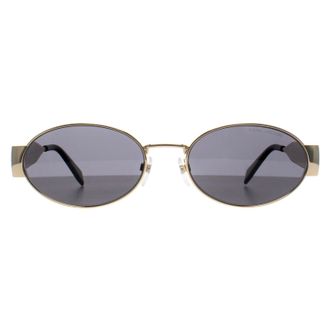 Marc Jacobs Oval Womens Gold Grey 806/S Metal - One Size
