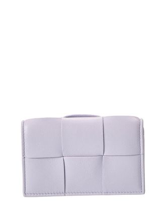 Bottega Veneta Maxi Intrecciato Leather Business Card Case