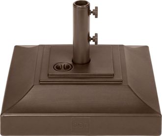 Best Choice Products Fillable Plastic Patio Umbrella Base Stand, Pole Holder w/ Adjustment Knob, Pyramid Design