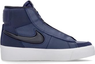 Nike High-top Sneaker met Verborgen Veters - Heren - Fitnessschoenen - Blauw - 37 1/2 EU - Leer - Fitness