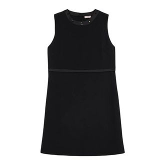 Oltre Kleedjes, Dames, Zwart, M, Satijn, Kokerjurk in Enver-satijn met siersteendetail