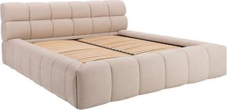 Pascal Morabito Pascal Morabito - Letto con contenitore 200 x 200 cm Tessuto Beige - forvik di