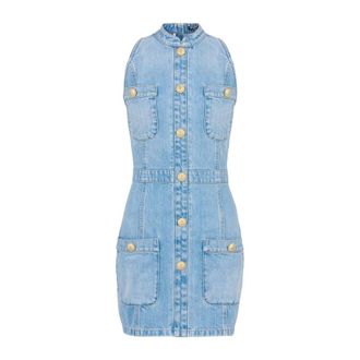 Balmain Mujer, Vestidos, Azul, Talla: M