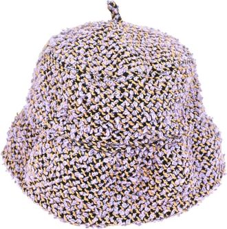 Chanel 1994 pre-owned tweed vissershoed - Paars