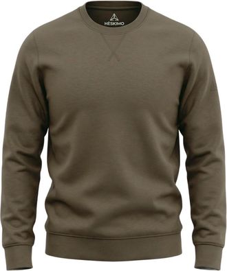 H&egrave;SKIMO Giricollo Interlock - Heren - Sweatshirts - Bruin - 2XL - Hoodies & sweatvesten