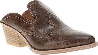 Corkys Footwear Womens Saloon Western Mules In Tan Crackle