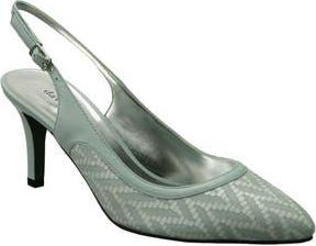 David Tate Bella Pointed Toe Slingback Pump in Sky Woven at Nordstrom Rack, Size 9.5