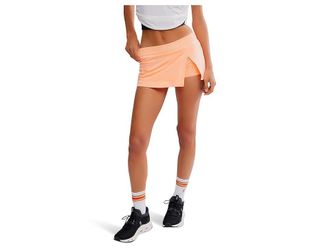 Free People Movement Hot Shot Mini Skort Womens Skort Pastel Peach : MD (Womens 8-10), Cotton/Spandex