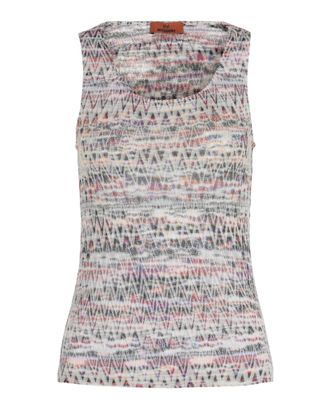 M Missoni Zigzag Knit Tank