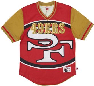 Mitchell & Ness NFL Jumbotron 3.0 Mesh V-Neck Jacket - Heren - Fitness - Veelkleurig - M - Polyester - Fitness