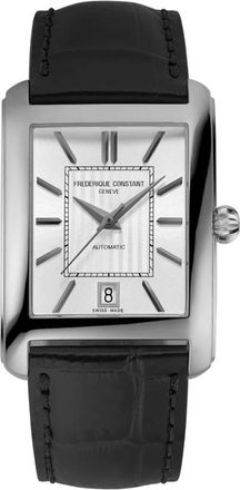 Frederique Constant Classics Carr&eacute;e Automatic - Dames - Horloges - Grijs - ONE Size - Leer - Accessoires