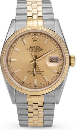 Rolex Pre-owned Rolex Datejust Automatic Chronometer Champagne Dial Unisex Watch 116233 CSJ