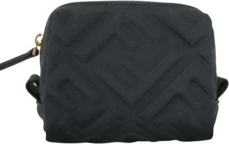 Fendi Black Canvas Pouch (Pre-Owned)