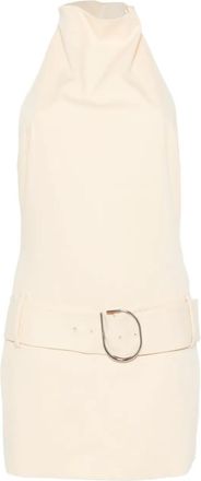 Sir. Abito corto Sabina con scollo allamericana - Toni neutri