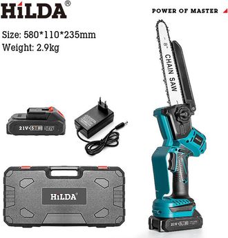 OEM Mini Motosierra Sin Escobillas, 1 Bater&iacute;a De 2000 Mah, Motosierra Inal&aacute;mbrica Con Lubricaci&oacute;n Autom&aacute;tica, Ideal Para Cortar Madera, Podar &Aacute;rboles Y Pr