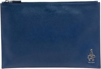 Prada Pre-owned Prada Saffiano Bellboy Voyage Clutch Ladies 8H4EUBWDD1QHTCCS