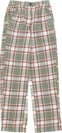Obey Hoge Taille Flanellen Broek - Dames - Straight fit broeken - Veelkleurig - W30 - Katoen - Broeken