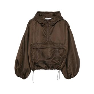 Cecilie Bahnsen Dames, Jassen, Bruin, Maat: 2XS Nylon