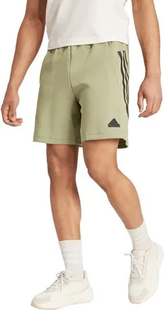 adidas Future Icons 3-Stripes Interlock Knit Sweat Shorts in Tent Green at Nordstrom, Size Xx-Large