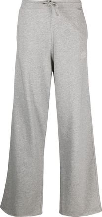Ganni organic-cotton track pants - women - Organic Cotton - M - Grey