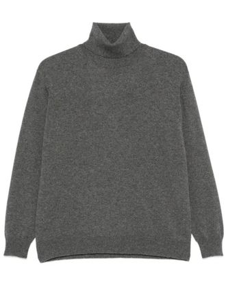 Brunello Cucinelli Grey Turtle Neck Sweater