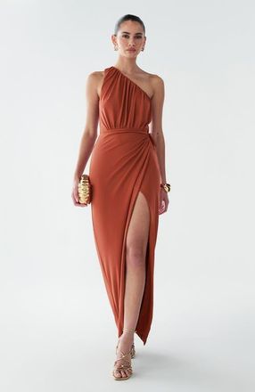 BWLDR Avenly Maxi Dress in Copper at Nordstrom, Size 6